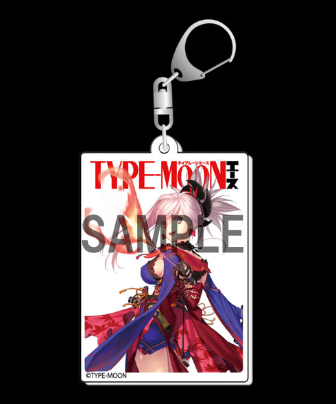 『TYPE-MOONエース』表紙イラスト アクリルキーホルダー〈宮本武蔵〉
